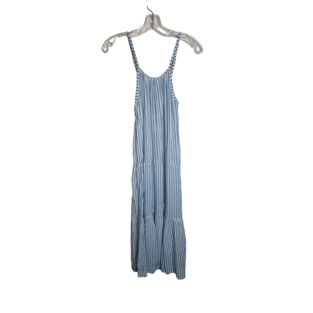 Raviya Squa Blue Striped Swim Cover-up, NWT, Medium